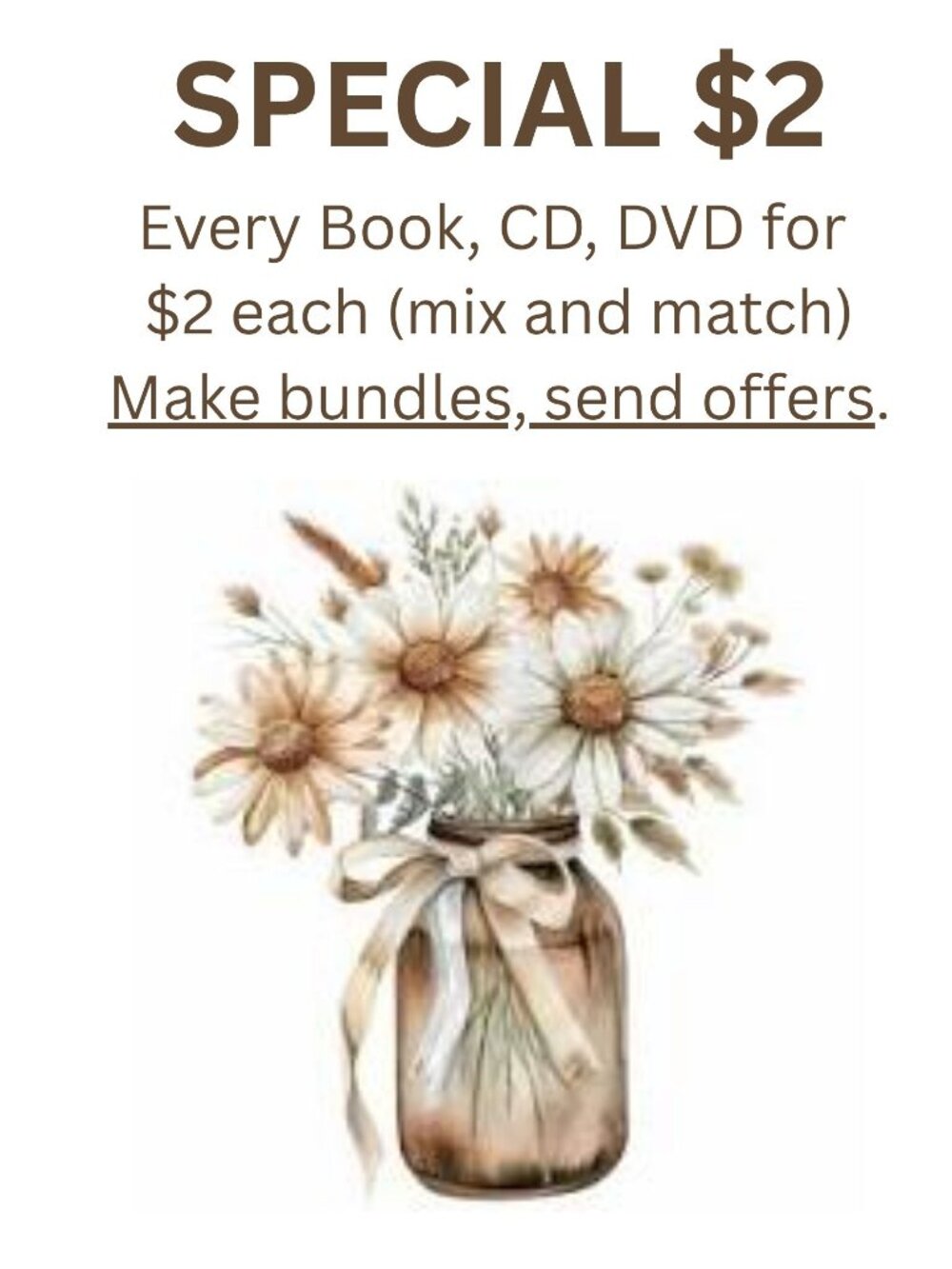 Special offer $2 per item - Details inside